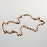 UnoAErre, a 9ct gold curb-link necklace