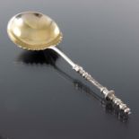 A Victorian Revivalist silver and gilt spoon