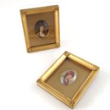 Leslie Johnson for Royal Doulton, two painted portrait plaques