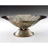 A Secessionist silver bowl, in the style of Josef Hoffmann, circa 1920
