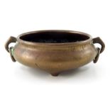 A Chinese bronze censer, Xuande mark