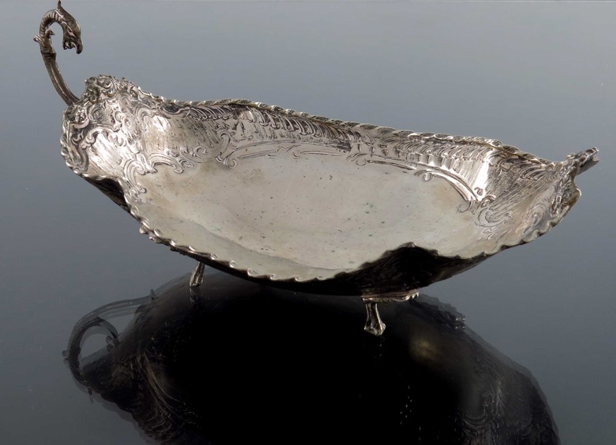 A Continental silver dish