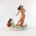 Peggy Davies for Royal Doulton, an Artist Copy figure group Salome HN 3267