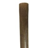 A Polynesian Povai Tongan hardwood war club or pole club