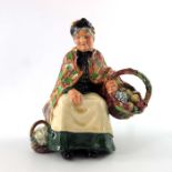 Leslie Harradine for Royal Doulton, Old Lavender Seller figure, HN 1492