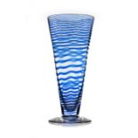 Thomas Webb, an Art Deco glass vase