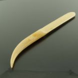 λ A 19th century ivory letter opener or page turner