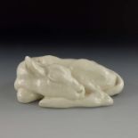 Raoh Schorr for Royal Doulton, a figure of a sleeping calf, HN 1161