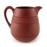Christopher Dresser for Watcombe (attributed), an Aesthetic Movement terracotta jug