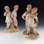 Two Gebruder Heubach figure groups of children