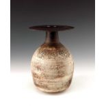 Hans Coper (1920-1981), a studio pottery stoneware bottle vase, 1964