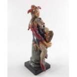 Charles Noke for Royal Doulton, The Jester figure, HN 1702