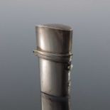 A George III silver miniature scent flask, TW, Birmingham 1801
