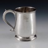 A George II silver mug, Benjamin Cartwright (attributed), London 1735
