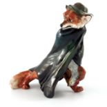 Leslie Harradine for Royal Doulton, Fox Stealing a Goose figure, HN 1096