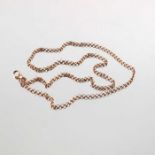 An early 20th century 9ct gold longuard chain