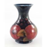 William Moorcroft, a Pomegranate vase, circa 1920, baluster form,