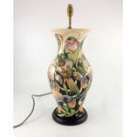 Emma Bossons for Moorcroft, a Fleur-De-Luce lamp base