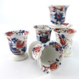 A set of six Masons Ironstone egg cups