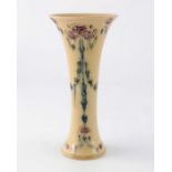 William Moorcroft for James MacIntyre, a lustre Rose and Forget Me Not vase