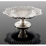 Keith Murray for Mappin and Webb, an Art Deco silver plated bowl or bon bon dish, circa 1931