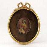 Leslie Johnson for Royal Doulton, a painted portrait plaque of a Cavalier