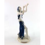 Gustav Oppel for Rosenthal, an Art Deco figure of a dancer