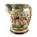 Charles Noke and H Fenton for Royal Doulton, Captain Phillip jug