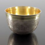 An Austrian silver and parcel gilt beaker, Johannes Sottenreich, Vienna 1712