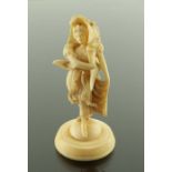 A 19th century Dieppe carved ivory figure