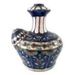 A Persian pottery Hookah base