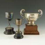 Three George V and George VI silver golf trophies, Birmingham 1923 and 1937