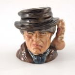 A Royal Doulton tiny prototype character jug