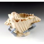 A Belleek first period shell bowl