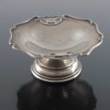 An Arts and Crafts silver pedestal dish, William Davenport, Birmingham 1912