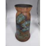 Franz Anton Melham (1838-1931) for Royal Bonn, a Nouveau â€˜Mustershutzâ€™ pottery vase, signed to