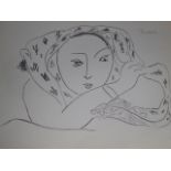 Henri Matisse (French, 1869-1954), lithograph, signed within plate, unframed, H.24.5 W.32cm,