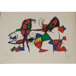 Joan Miro (Spanish, 1893-1983), Lithographs II: one plate, lithograph, 1975, signed in pencil,
