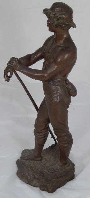 Charles Octave Levy (French, 1820-1899), Le Faneur, bronze, base inscribed 'Faneur, C H Levy and - Image 2 of 4