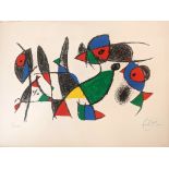 Joan Miro (Spanish, 1893-1983), Lithographs II: one plate (M.1045), lithograph, 1975, signed in