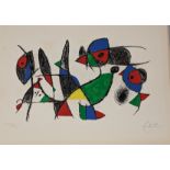 Joan Miro (Spanish, 1893-1983), Lithographs II: one plate (M.1045), lithograph, 1975, signed in