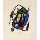 Joan Miro (Spanish, 1893-1983), Lithographs II: one plate, lithograph, 1975, signed in pencil,
