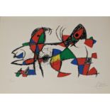 Joan Miro (Spanish, 1893-1983), Lithographs II: one plate, lithograph, 1975, signed in pencil,