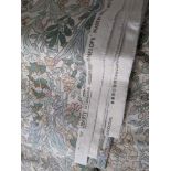 A quantity of Liberty of London fabric, -Penelope- design, one large lined piece with a quantity