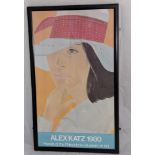 Alex Katz (After) (American,b.1927), Alex Katz 1980, Friends of the Philadelphia Museum of Art,