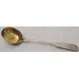 Continental silver ladle, stamped 750 & FE Kurth W 163 gr L 36 cm