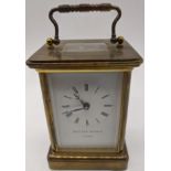 Matthew Norman of London brass cased carriage clock