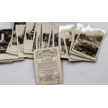 A collection of photographic cards to include Venice, Rome, Hong Kong, Cairo, Burma, New Zealand