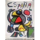 Joan Miro (Spanish, 1893-1983), Espana 82 Copa del Mundo, original lithograph poster, published by