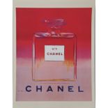 After Andy Warhol, Chanel, offset lithograph poster, H.61cm W.46cm